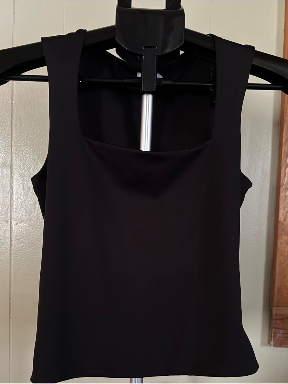 No Boundaries Black Square Neck Tank Top -XS- Like New #76